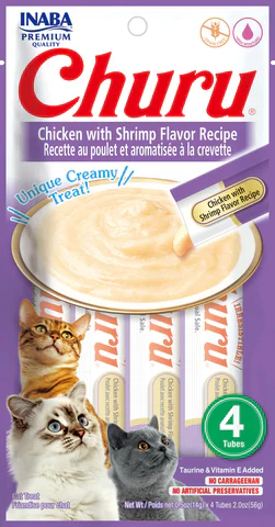 USA608 - CHURU CAT CHICKEN/SHRIMP 14GR/4