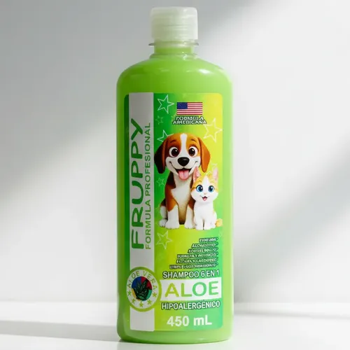 SHAMPOO FRUPPY 450ML ALOE VERA