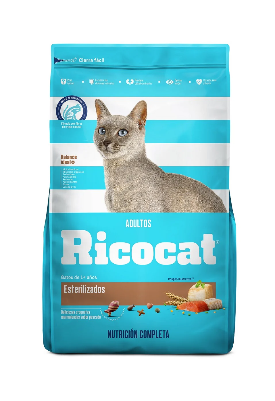 RICOCAT ADULTO ESTERILIZADO 15KG