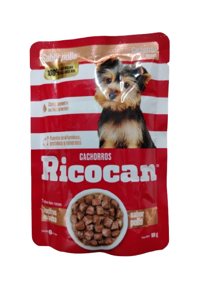 RICOCAN PATE SACHET SB POLLO CACHORROS