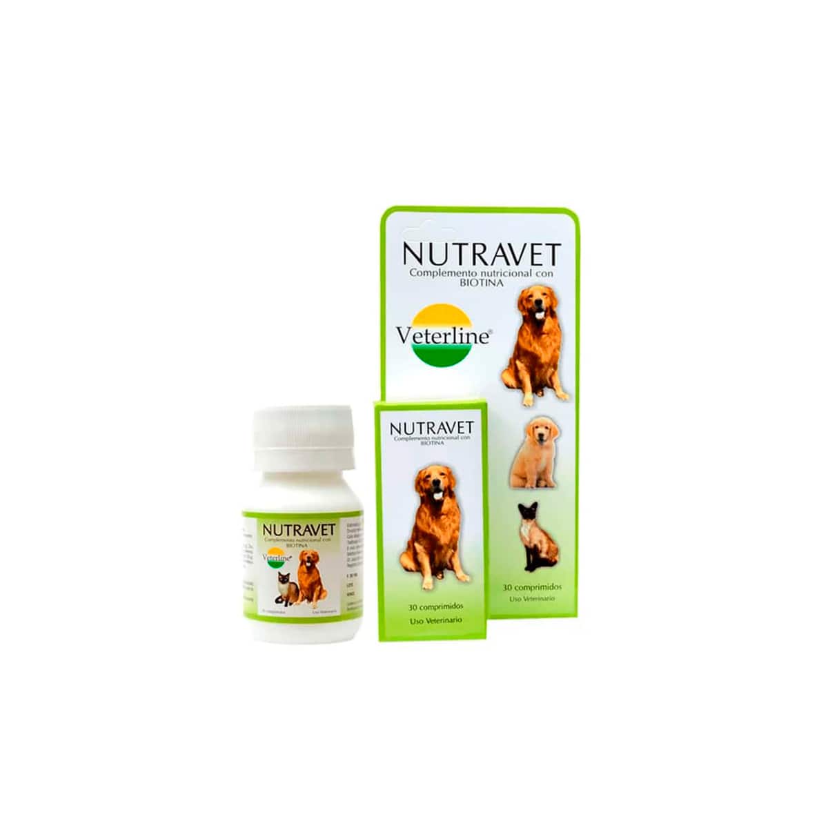 NUTRAVET BIOTINA VETERLINE 30 COMPRIMIDOS