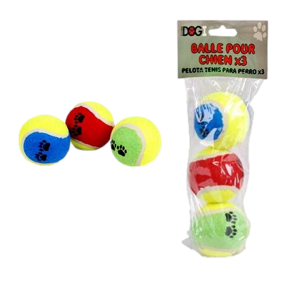 PELOTA DE TENIS X3