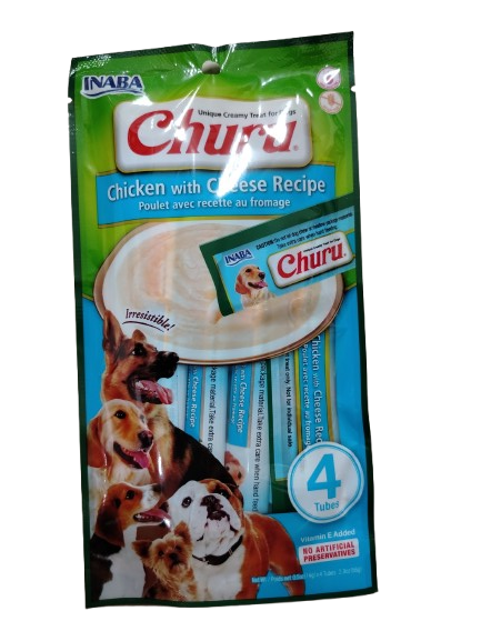 CHURU DOG CHICKEN WITH CHEESE RECIPE.