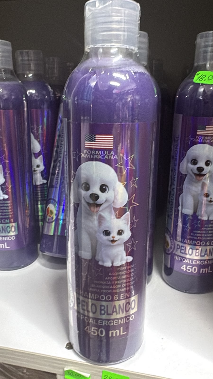 SHAMPOO FRUPPY 450 ML PELO BLANCO