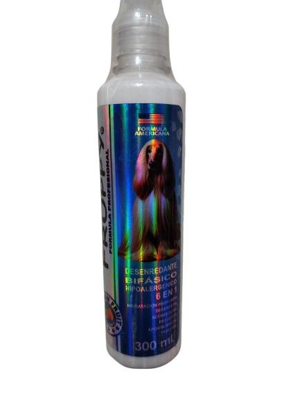 FRUPPY SHAMPOO DESENREDANTE BIFASICO 6 EN 1 PERRO