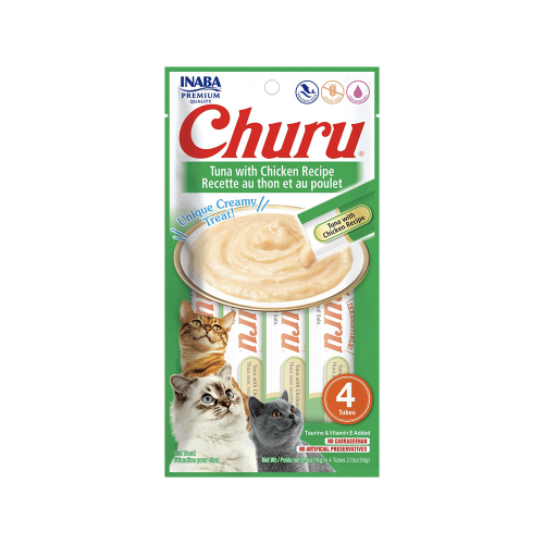 USA602 - CHURU CAT TUNA/CHICKEN 14GR/4
