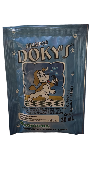 SHAMPOO DOKYS 30ML ANTIPULGA