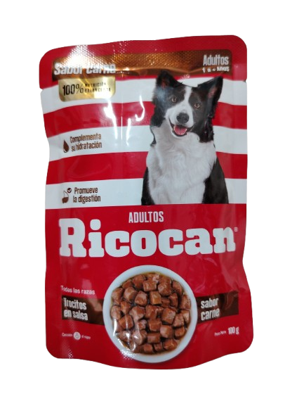 RICOCAN PATE SACHET SB CARNE ADULTOS