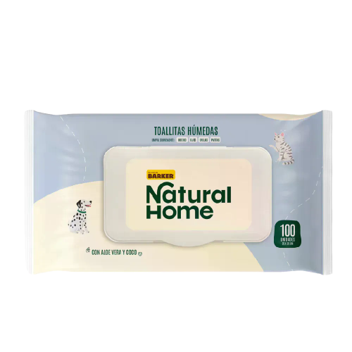 NATURAL HOME TOALLITAS HUMEDAS X 100 UND