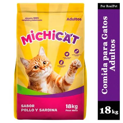 MICHICAT SB POLLO SARDINA ATUN AD 18KG