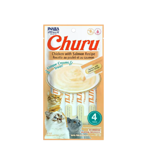 USA667 - CHURU CAT CHICKEN/SALMON 14GR/4
