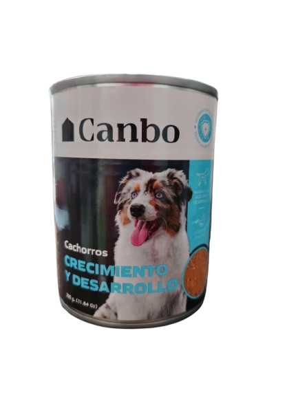 CANBO PATE LATA CACHORROS CRECIMIENTO Y DESAROLLO