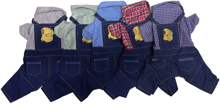 ENTERIZO JEAN C/CAMISA T-2